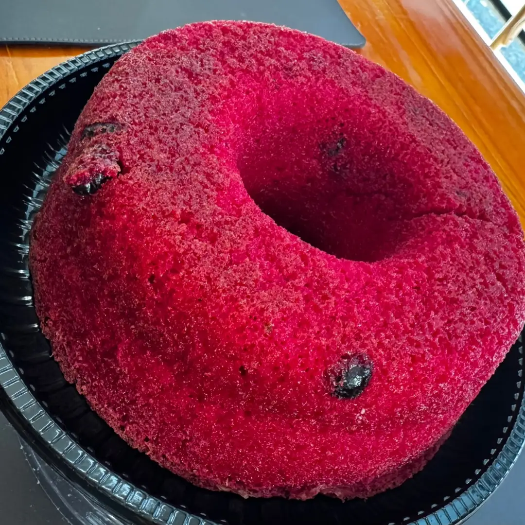Bolo vermelho da Florescer